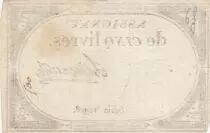 Frankreich 5 Pounds - 10 Brumaire Year II (31.10.1793) - Sign. Loiseau - Serial 10308