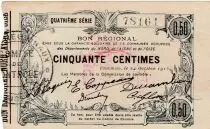Frankreich 50 cent. Fourmies - Fourth serial -  08/05/1916
