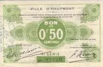 Frankreich 50 cent. Hautmont