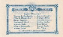Frankreich 50 Centimes - Annonay Chamber of Commerce - August 31, 1914 - Unissued