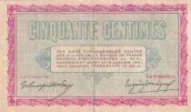 Frankreich 50 Centimes - Chambre de Commerce - Belfort - S&eacute;rie 105 - 06-01-1916
