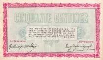 Frankreich 50 Centimes - Chambre de Commerce - Belfort - S&eacute;rie 127- 08-01-1918