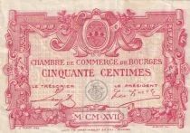 Frankreich 50 centimes - Chambre de Commerce - Bourges - 1920 - S&eacute;rie A