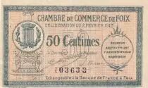 Frankreich 50 Centimes - Chambre de Commerce - Foix - 1915