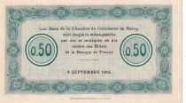 Frankreich 50 centimes - Chambre de Commerce - Nancy