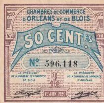 Frankreich 50 Centimes - Chambre de Commerce - Orl&eacute;ans - Blois - 01-06-1920