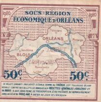 Frankreich 50 Centimes - Chambre de Commerce - Orl&eacute;ans - Blois - 01-06-1920