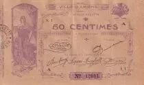 Frankreich 50 Centimes - Chambre de Commerce d\'Amiens - 1914 - Serial S.1 - P.7-1