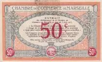 Frankreich 50 Centimes - Chambre de commerce de Marseille - 1917 - Serial N-R - P.79-67