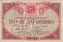 Frankreich 50 Centimes - Chambre de commerce de Nantes - S�rie D - P.88-3