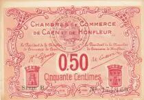 Frankreich 50 centimes - Honfleur and Caen Chamber of Commerce - 1915 - Serial B