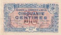 Frankreich 50 Centimes - Melun Chamber of Commerce 1915 - XF