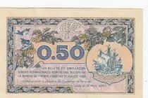 Frankreich 50 Centimes - Paris Chamber of Commerce - 1920-1922 - VF - Serial A.64