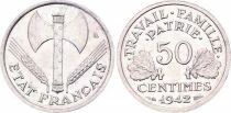 Frankreich 50 Centimes, Etat Fran&ccedil;ais - Bazor - 1942