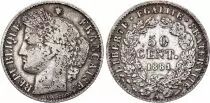 Frankreich 50 Centimes Francs Ceres - Third Republic - 1881 A Paris