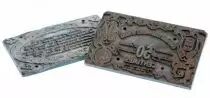 Frankreich 50 Centimes Le-Mans Pair of printing plates