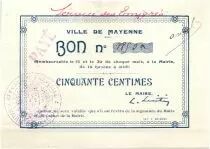 Frankreich 50 Centimes Mayenne City