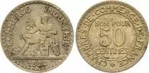 Frankreich 50 Centimes Mercury Seated - 1924