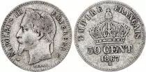 Frankreich 50 Centimes Napoleon III - 1867 A Paris - Silver