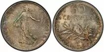Frankreich 50 Centimes Semeuse - 1898 - SILVER PCGS MS 65