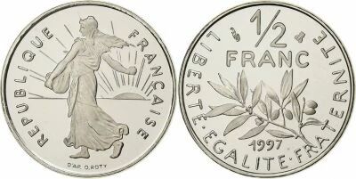 Frankreich 50 Centimes Sower - 1997 - Proof