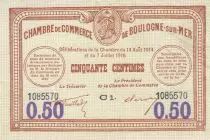 Frankreich 50 Cents - Boulogne sur Mer Chamber of Commerce- 1914 - Serial C