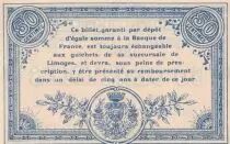 Frankreich 50 Cents - Chamber of Commerce -  Limoges  - 17-04-1914