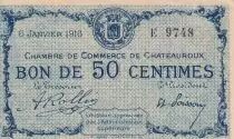Frankreich 50 Cents - Chamber of Commerce - Ch&acirc;teauroux - 1916