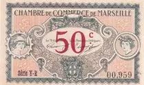 Frankreich 50 Cents - Chamber of commerce - Marseille - 1917 - S&eacute;rie Y-R