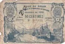 Frankreich 50 Cents - Chamber of Commerce - Rouen -  n&deg;283.654 - 1920