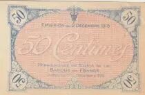 Frankreich 50 Cents - Chamber of Commerce - VilleFranche-Sur-Sa&ocirc;ne - 02-12-1915 - Number 037