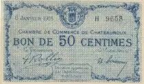 Frankreich 50 Cents - Chateauroux Chamber of Commerce - 06-01-1916 - Serial H