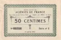 Frankreich 50 Cents - Compagnie de B&eacute;thune - 01-01-1916 - S&eacute;rie 1