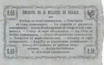 Frankreich 50 Cents - Fourmies - Regional Coupon  - 08-05-1916 - Serial 1