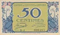 Frankreich 50 Cents - Grenoble Chamber of Commerce - 08-11-1917 - Serial D-J