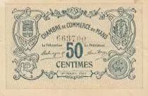 Frankreich 50 Cents - Le Mans Chamber of Commerce - 01-03-1917 - Serial 2