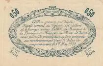 Frankreich 50 Cents - Le Mans Chamber of Commerce - 01-03-1917 - Serial 2