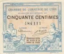 Frankreich 50 Cents - Lyon - Chamber of Commerce - 09-09-1915