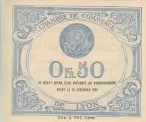 Frankreich 50 Cents - Lyon - Chamber of Commerce - 29-07-1920 - Twenty-first  Serial