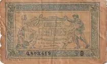 Frankreich 50 Cents - Tr&eacute;sorerie aux arm&eacute;es - 1917 - Serial D - G - M.1
