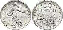 Frankreich 50 Cents Semeuse - 1919 - Silver