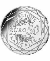 Frankreich 50 Euros - Silver - Les Schtroumpfs Patissier & Gourmand - 2020