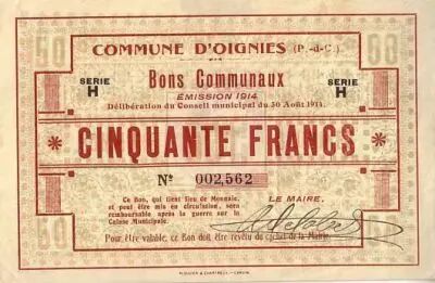 Frankreich 50 F Oignies