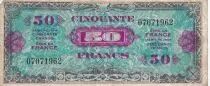 Frankreich 50 Francs - Allied Military Currency - 1944 - Without Serial - F to VF - P.117