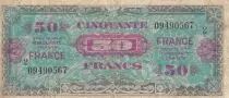 Frankreich 50 Francs - Allied Military Currency - Serial 2 - 9490567