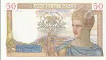 Frankreich 50 Francs - Ceres - 03-11-1938 - Serial N.8965