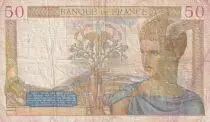 Frankreich 50 Francs - C&eacute;r&egrave;s - 17-03-1938 - Serial H.7760 - F - P.85