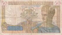Frankreich 50 Francs - C&eacute;r&egrave;s - 22-02-1940 - Serial U.12611 - F - P.85