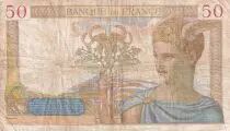 Frankreich 50 Francs - C&eacute;r&egrave;s - 25-04-1935 - Serial X.1488 - F - P.81