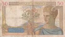 Frankreich 50 Francs - Ceres - 28-02-1935 - Serial X.867 - P.81